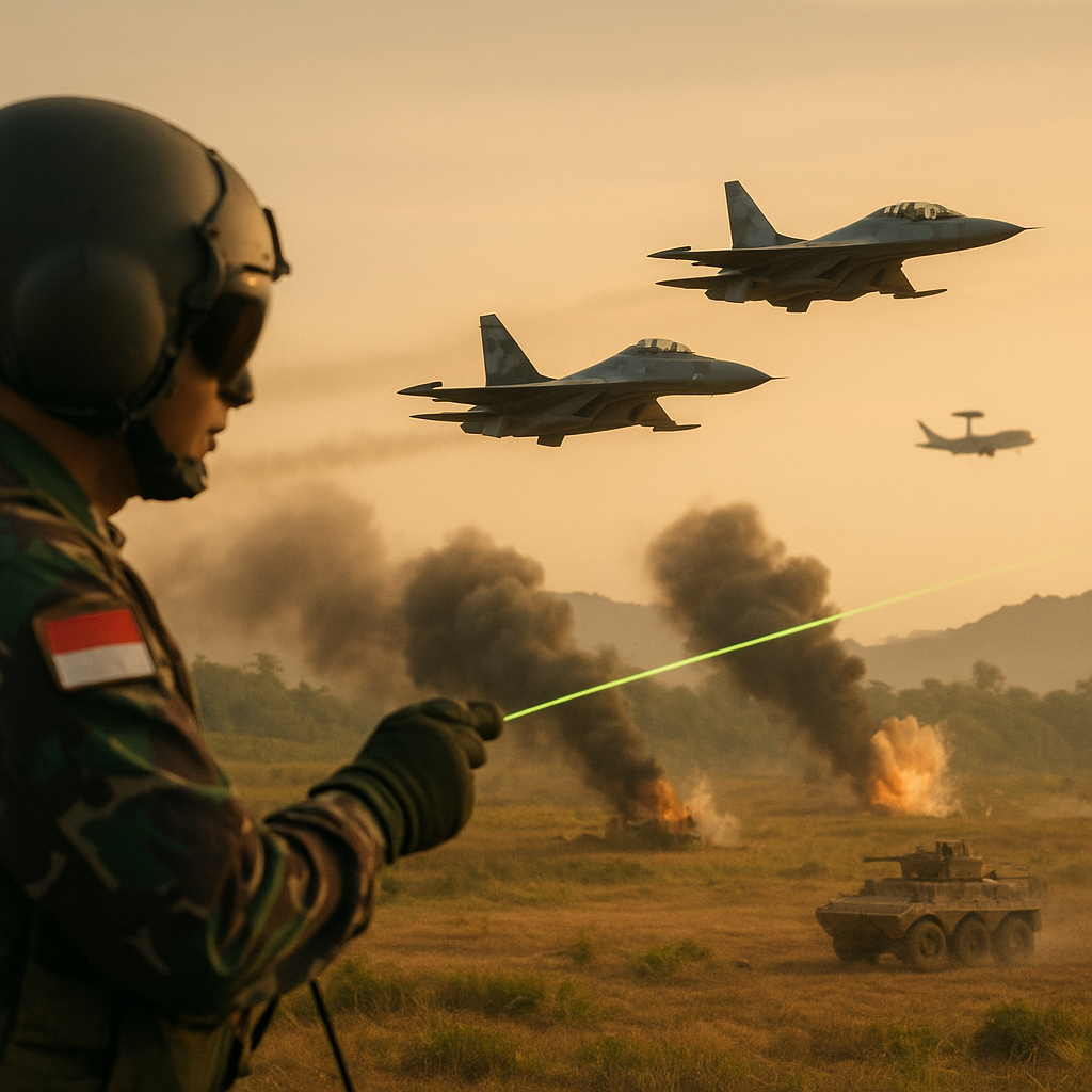 Latihan Tempur Gabungan TNI AU: Penerapan Doktrin Air Interdiction dan Close Air Support