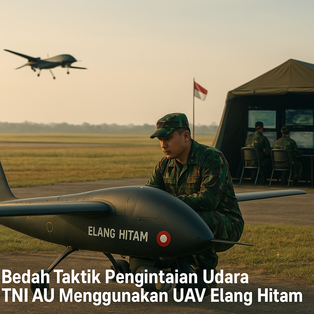 Bedah Taktik Pengintaian Udara TNI AU Menggunakan UAV Elang Hitam