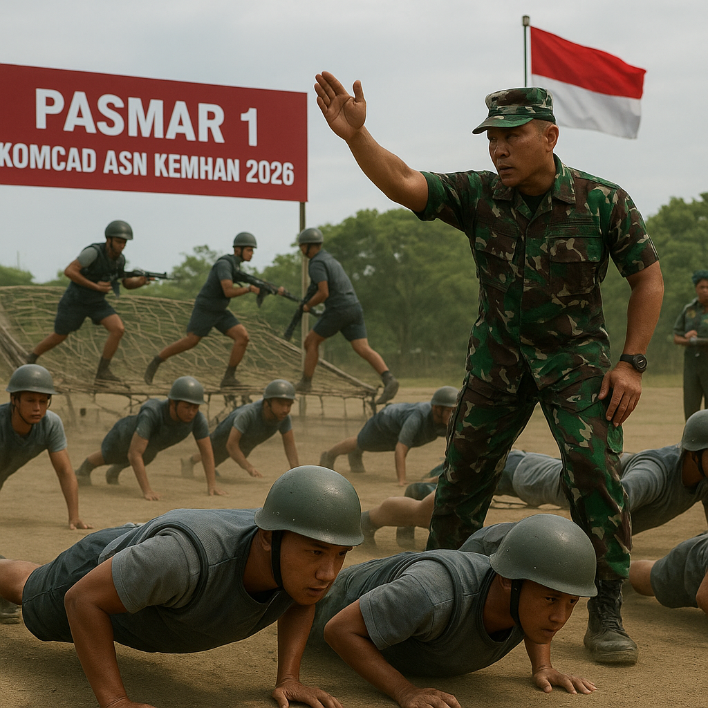 Pasmar 1 Siap Bentuk Karakter Komcad ASN Kemhan Tahun 2026