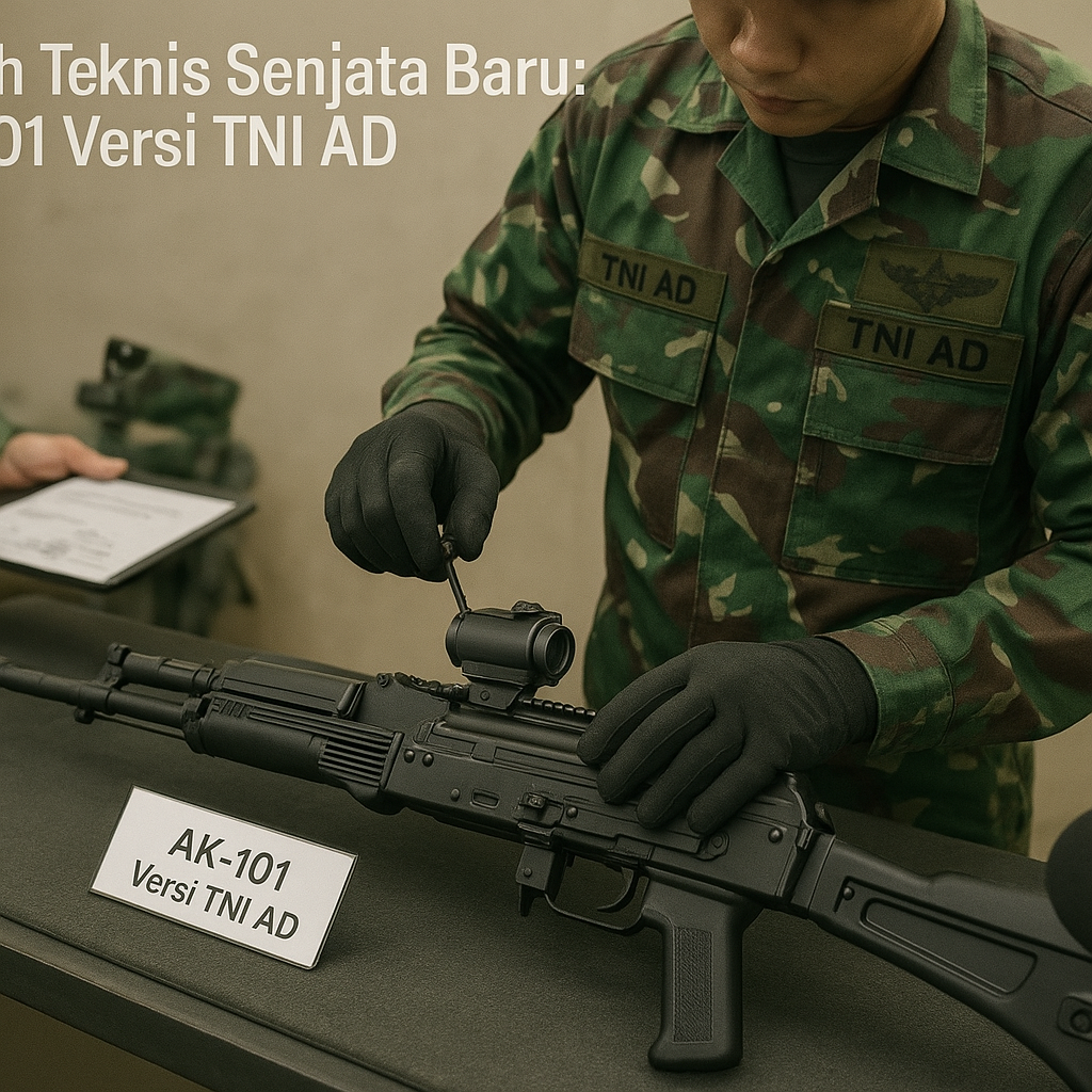 Bedah Teknis Senjata Baru: Karakteristik dan Cara Operasional Senapan Serbu AK-101 Versi TNI AD