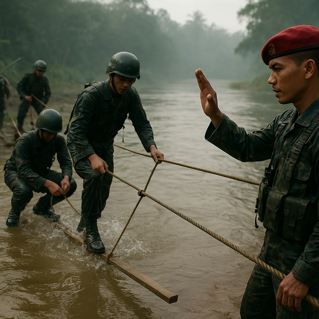 Asah Naluri Tempur, Para Petarung Yonif 3 Marinir Laksanakan Latihan Dengan Penuh Kecermatan
