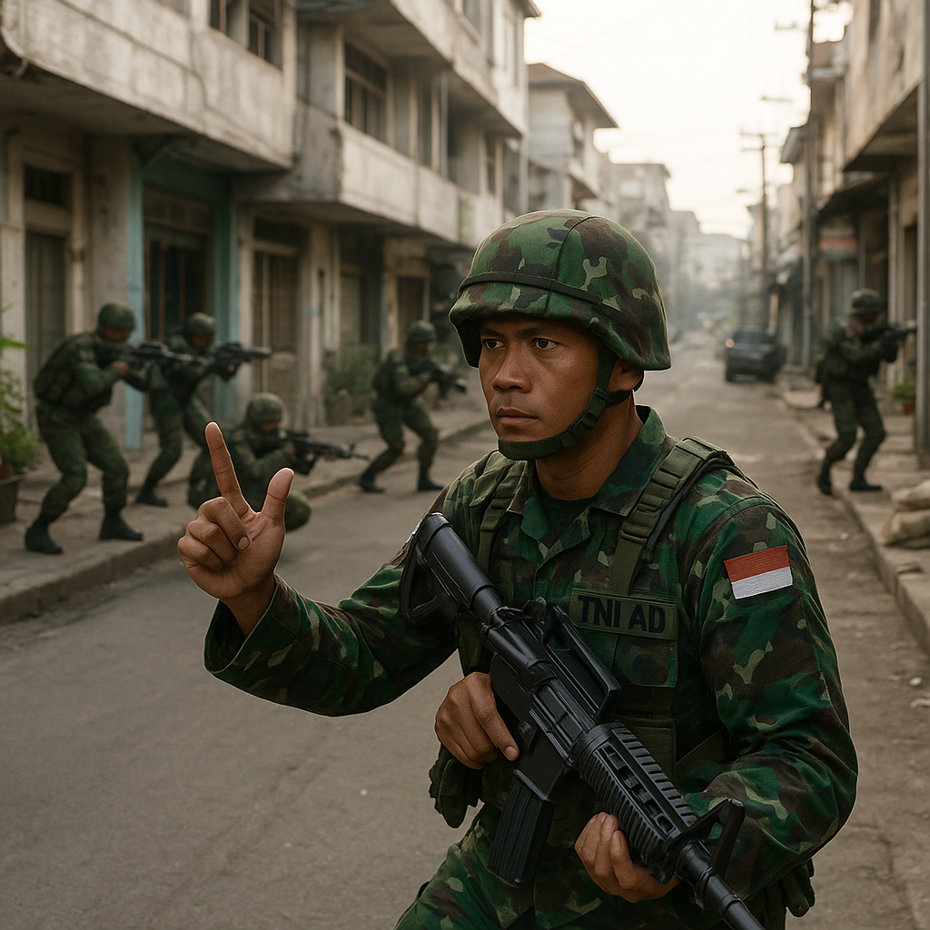 Analisis Skema Taktik Urban Warfare oleh Satuan TNI AD