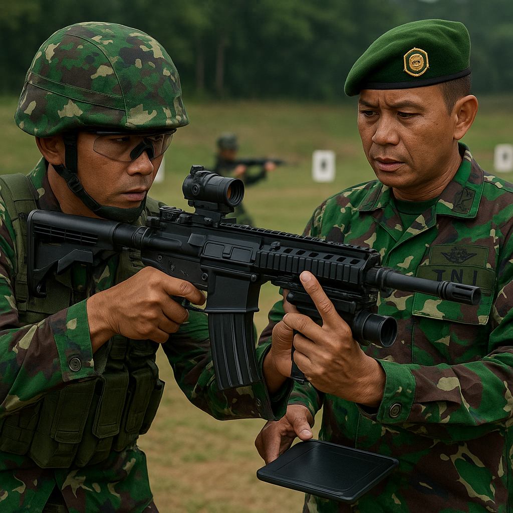 Modernisasi Senjata Individu Prajurit TNI: Panduan Teknis Penggunaan Assault Rifle dengan Optic dan Underbarrel