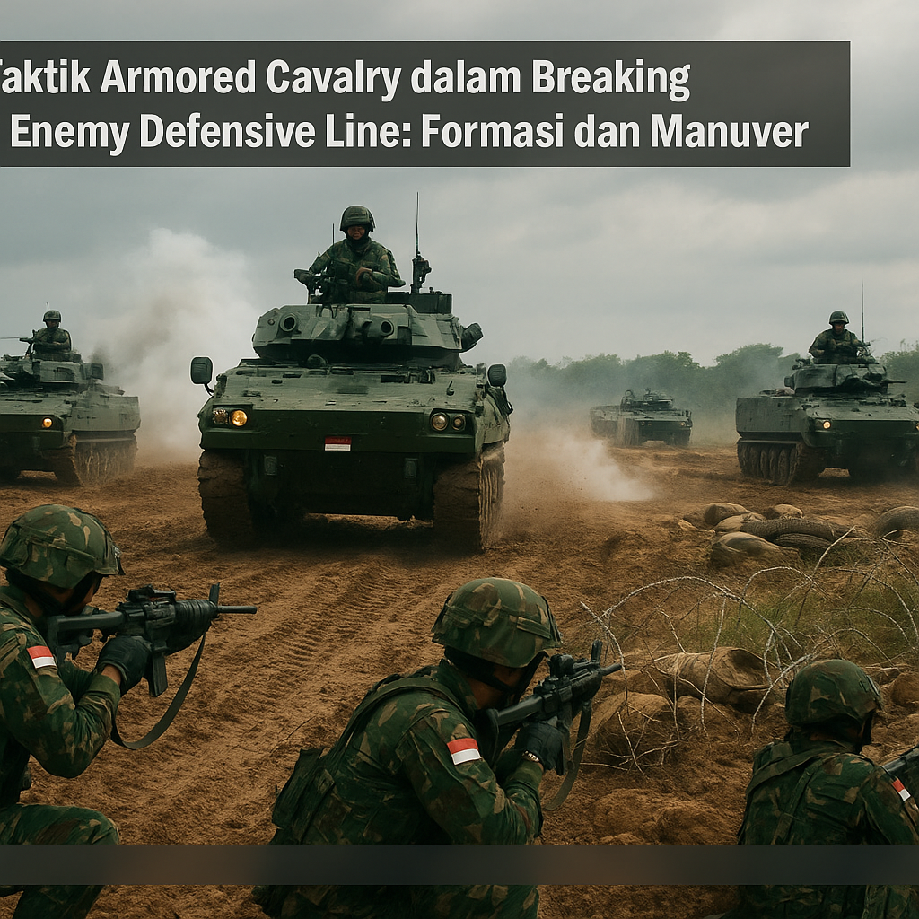 Bedah Taktik Armored Cavalry dalam Breaking Through Enemy Defensive Line: Formasi dan Manuver