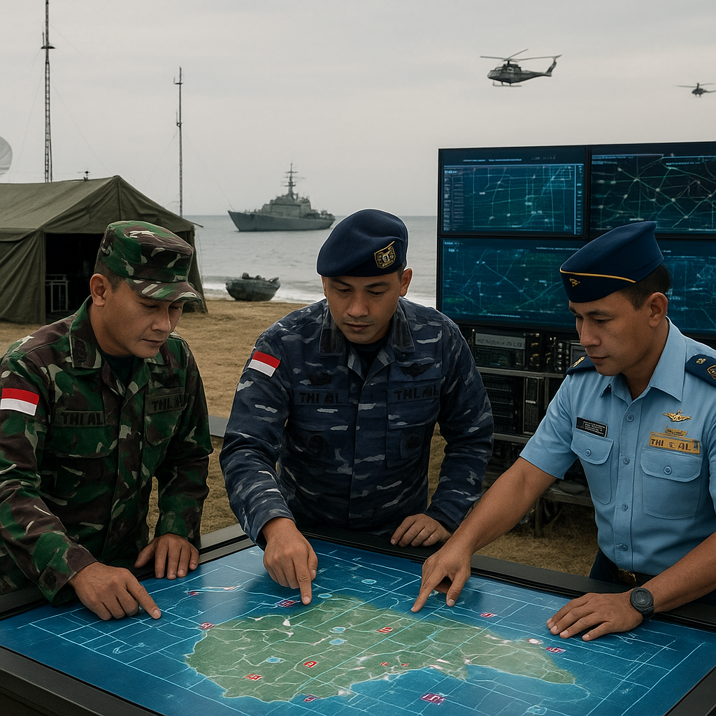 Penerapan Doktrin 'Network Centric Warfare' dalam Latihan Gabungan TNI di Cilacap