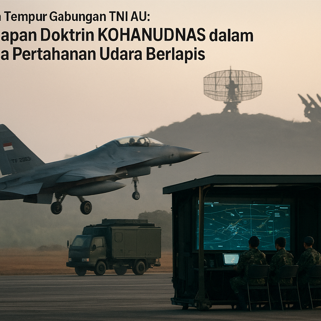 Latihan Tempur Gabungan TNI AU: Penerapan Doktrin KOHANUDNAS dalam Skema Pertahanan Udara Berlapis