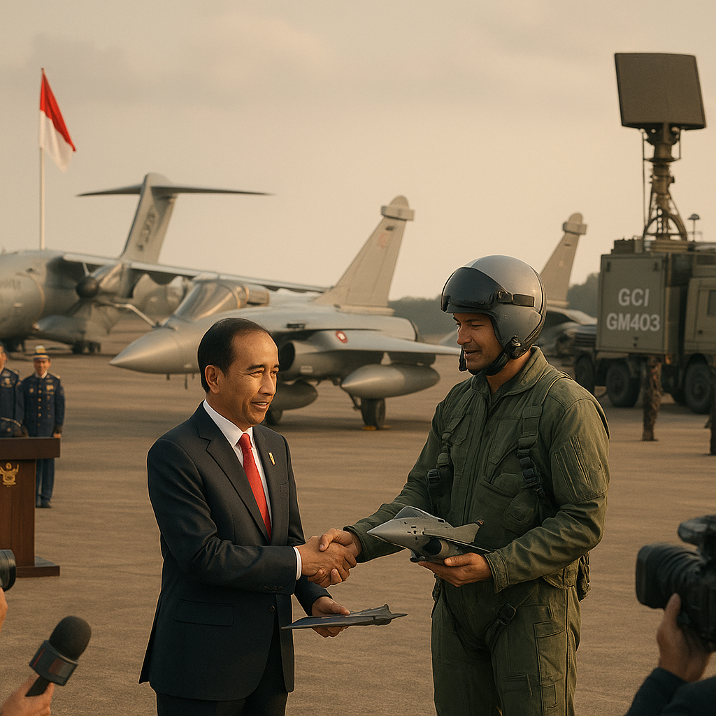 Presiden Serahkan MRCA Rafale dan Sistem Pertahanan Modern untuk Perkuat Pertahanan Udara Nasional