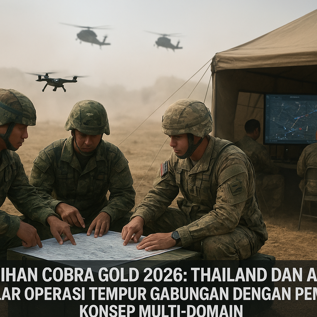 Latihan Cobra Gold 2026: Thailand dan AS Gelar Operasi Tempur Gabungan dengan Penerapan Konsep Multi-Domain