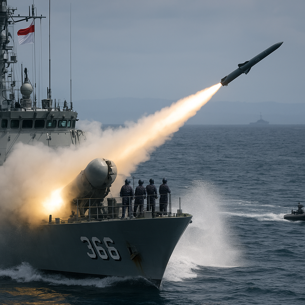 Latihan Penembakan Rudal Exocet MM40 Block 3 Kapal Perang TNI AL: Prosedur Peluncuran Lengkap