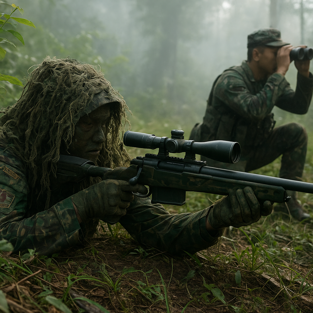 Teknik Sniping dalam Operasi Kontra Gerilya oleh Tim Penembak Jitu Kostrad