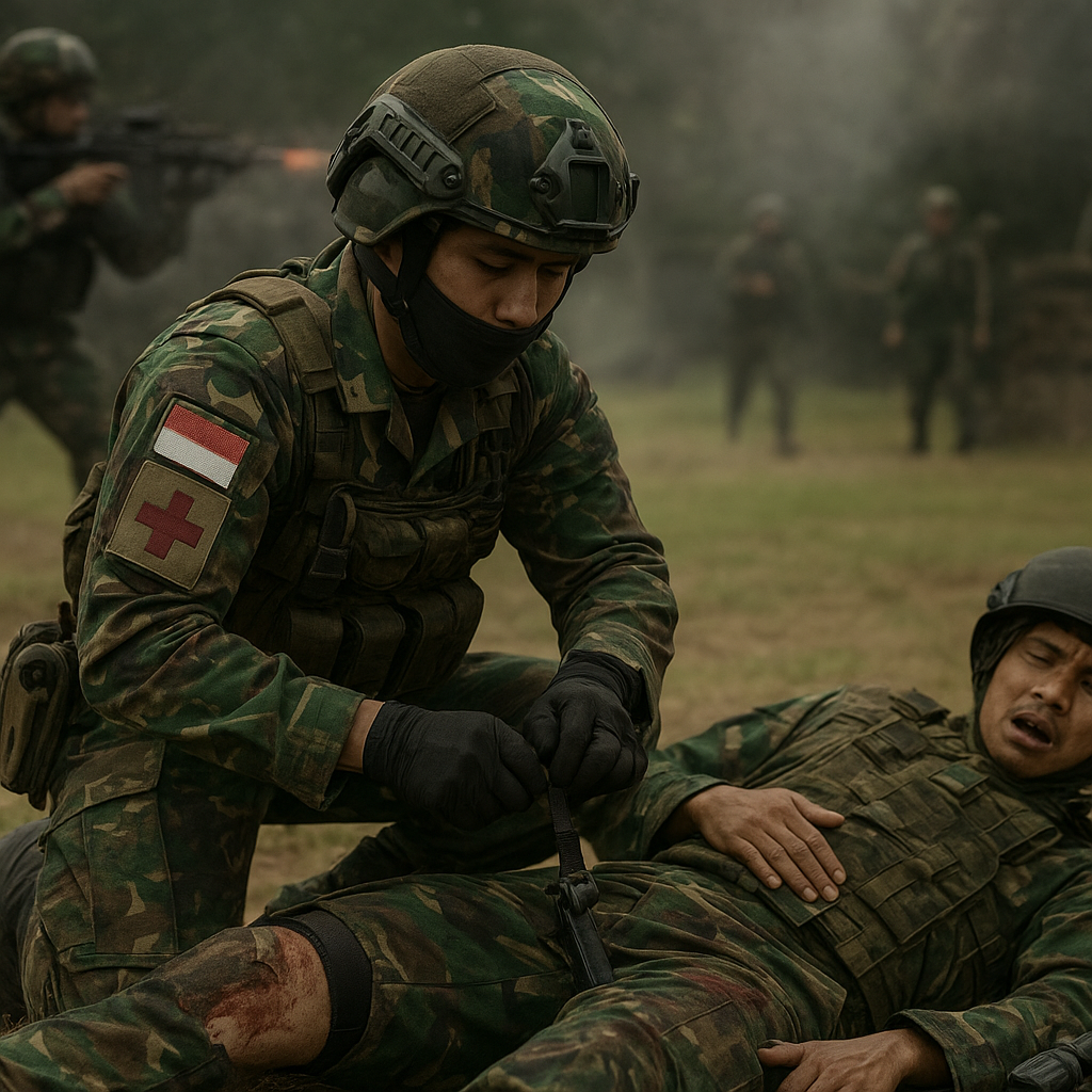 Pelatihan Tactical Combat Casualty Care untuk Pasukan Khusus TNI