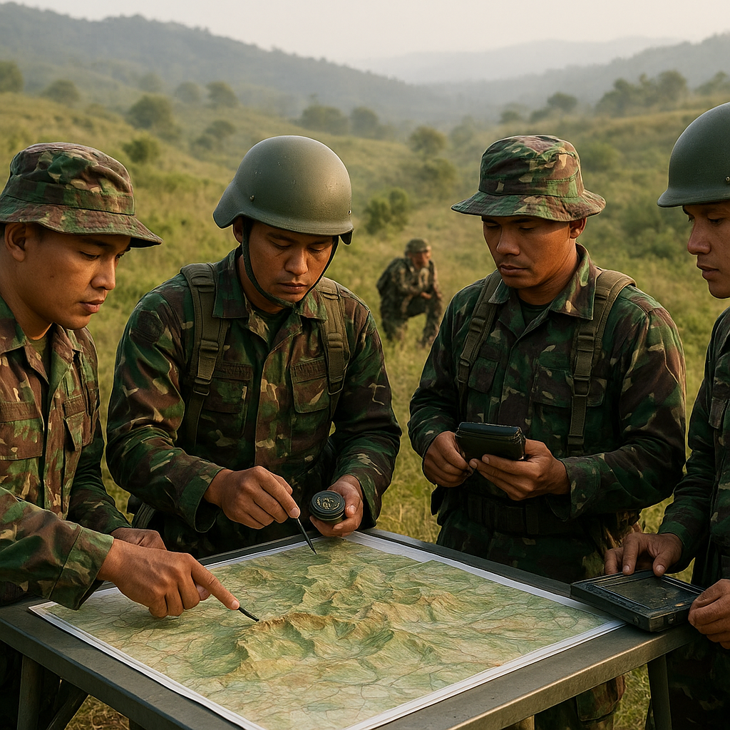 Pelatihan Cross-Country Navigation untuk Unit Reconnaissance TNI
