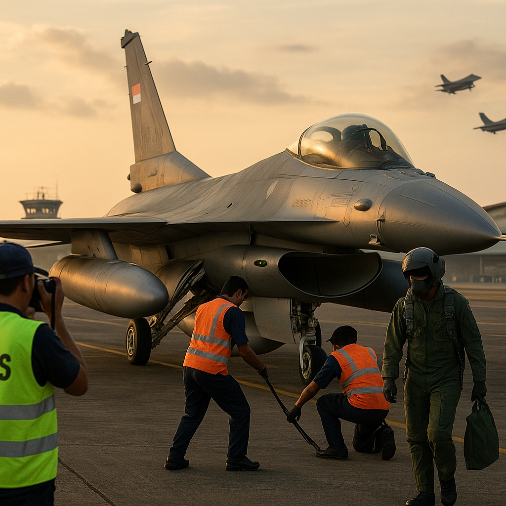 Prosedur Standar Operasi (SOP) Patroli Udara Tempur F-16 TNI AU: Dari Scramble hingga CAP