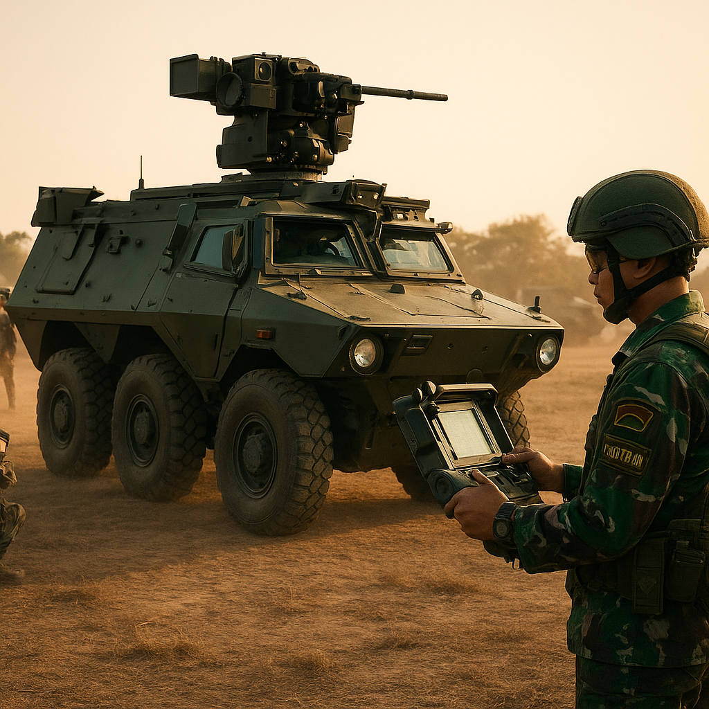 Bedah Konfigurasi dan Taktik Penggunaan Panser Anoa V2 dengan Remote Weapon Station dalam Operasi Pengamanan Perimeter