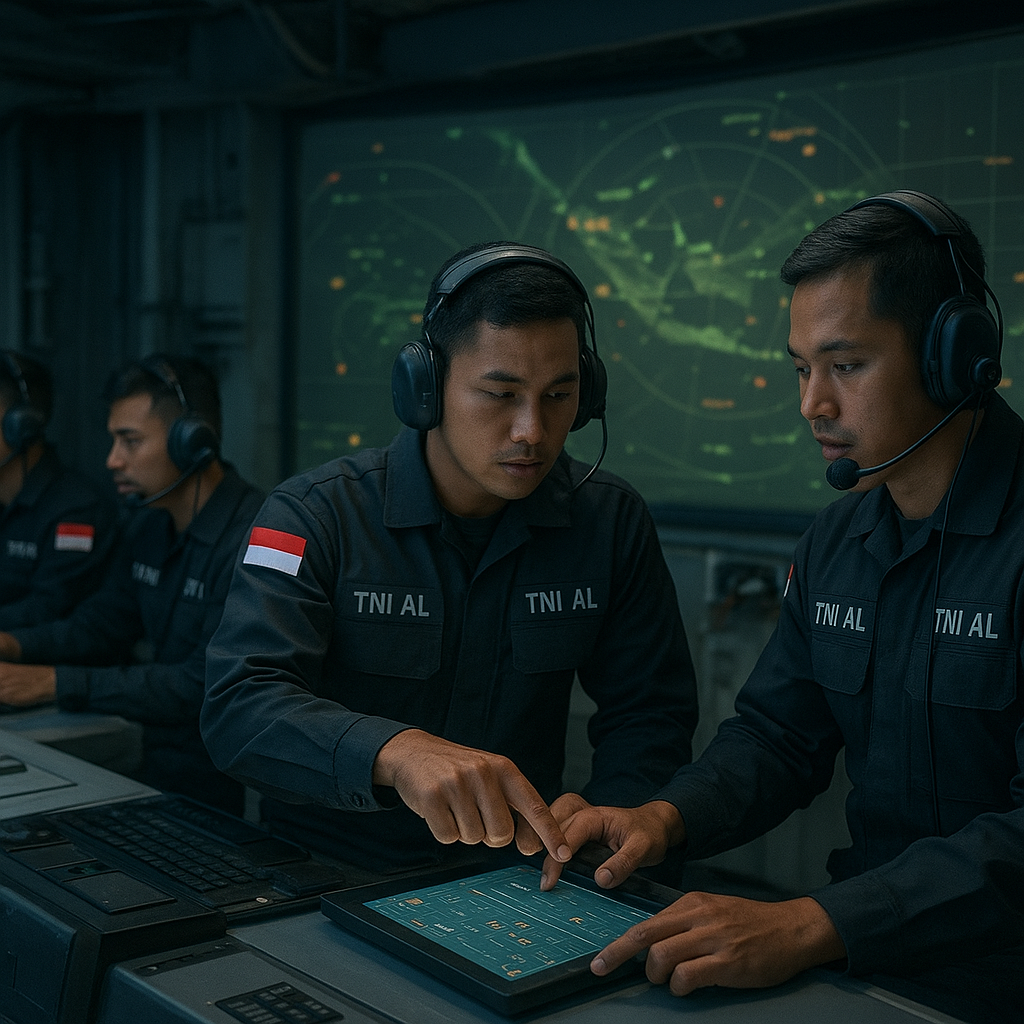 Simulasi Command Post Exercise (CPX) TNI AL: Prosedur Pengambilan Keputusan di Kapal Induk
