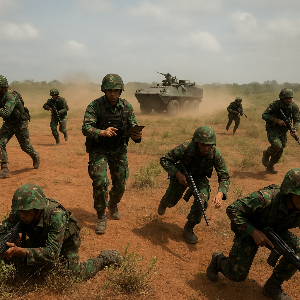 Penerapan Doktrin 'Swarming Attack' dalam Latihan Brigade Infanteri 3 di Baturaja