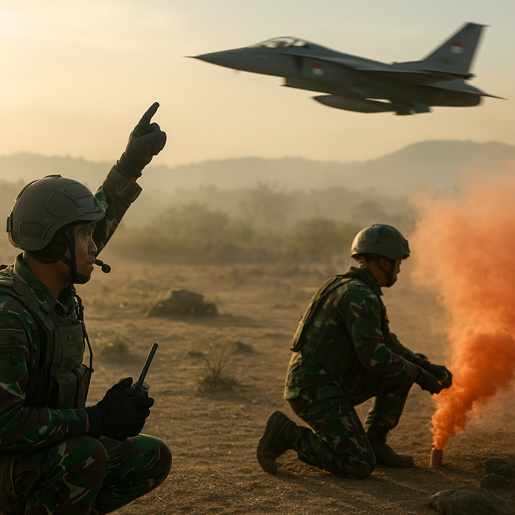Bedah Prosedur 'Close Air Support' dalam Latihan TNI AU dan Infanteri di Malang