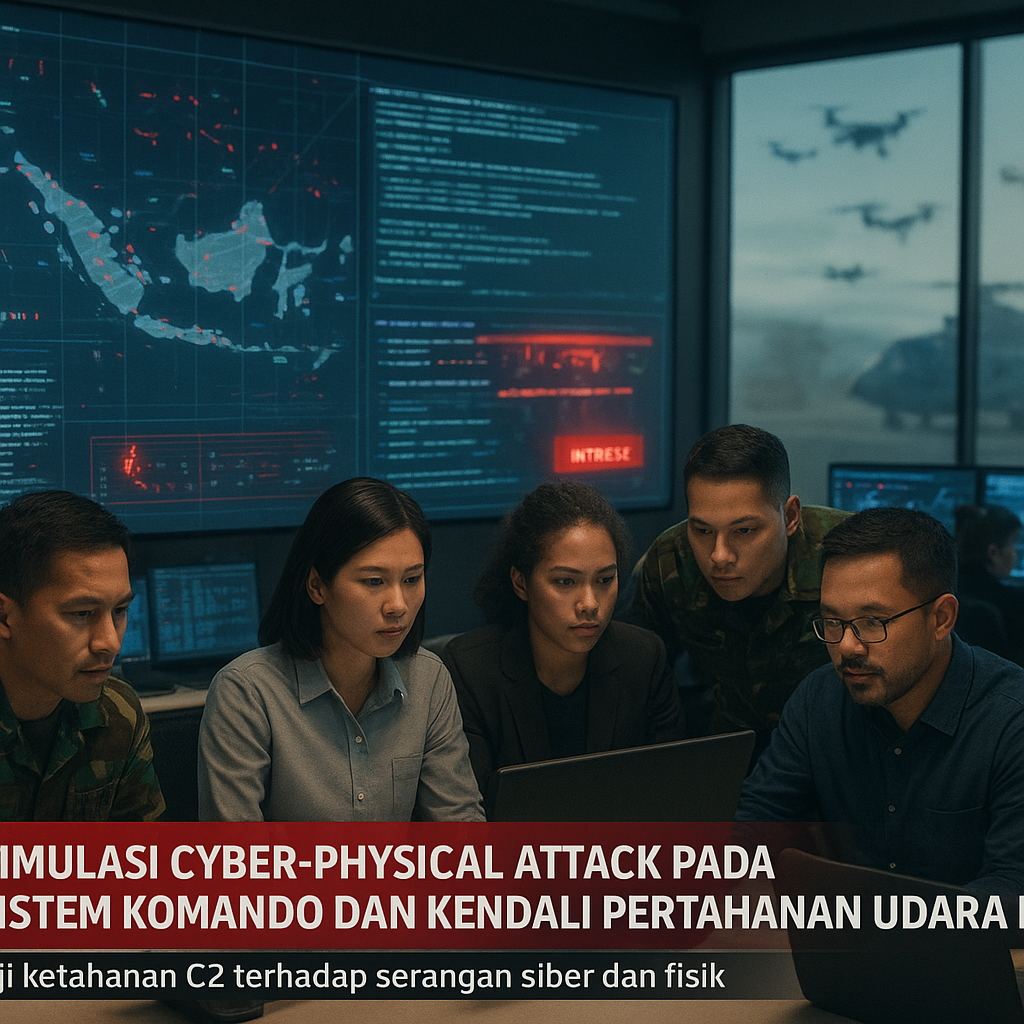 Simulasi Cyber-Physical Attack pada Sistem Komando dan Kendali Pertahanan Udara Nasional