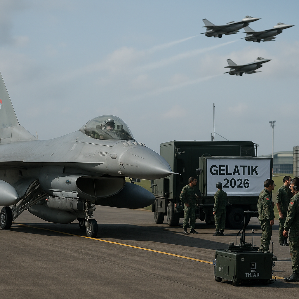 TNI AU Gelar Latihan Tempur Udara "Gelatik 2026" dengan Skema Taktis Perang Elektronika