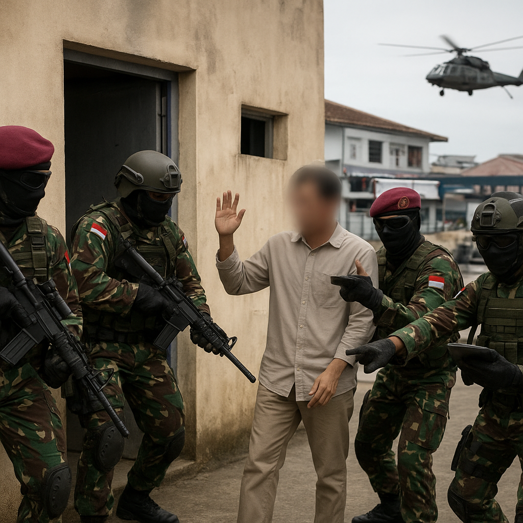 Kopassus Bedah Taktik Operasi Pembebasan Sandera dalam Latihan Cakra 2026 di Batam