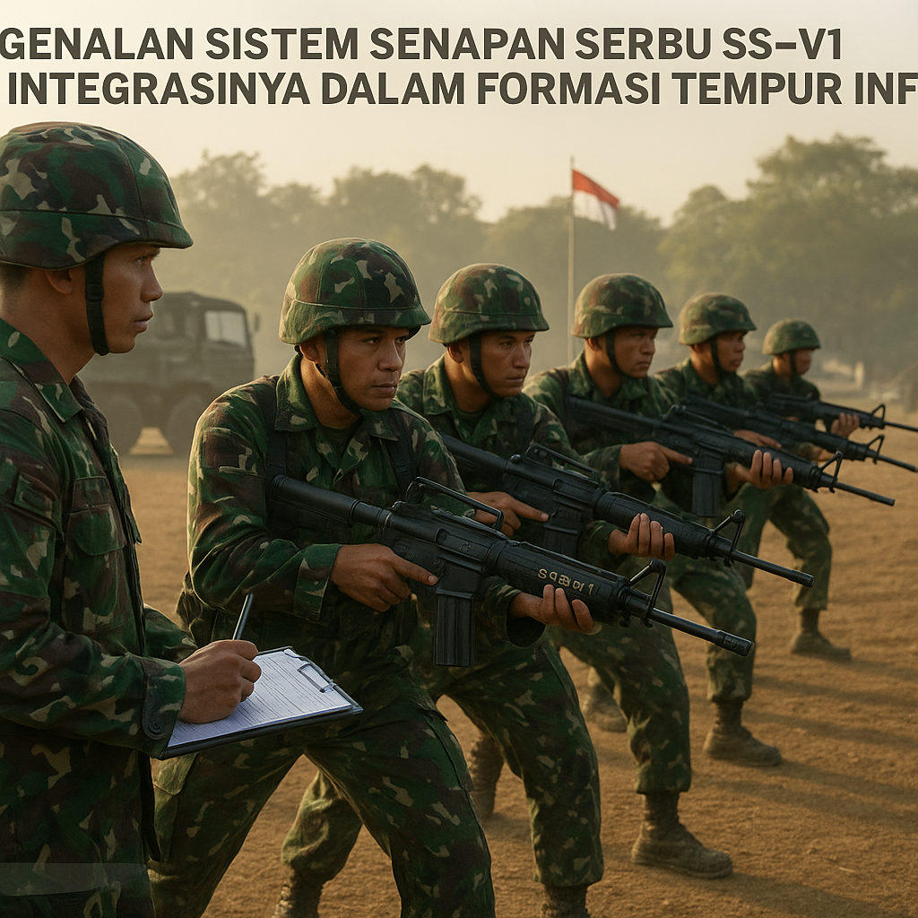 Pengenalan Sistem Senapan Serbu SS3-V1 dan Integrasinya dalam Formasi Tempur Infanteri
