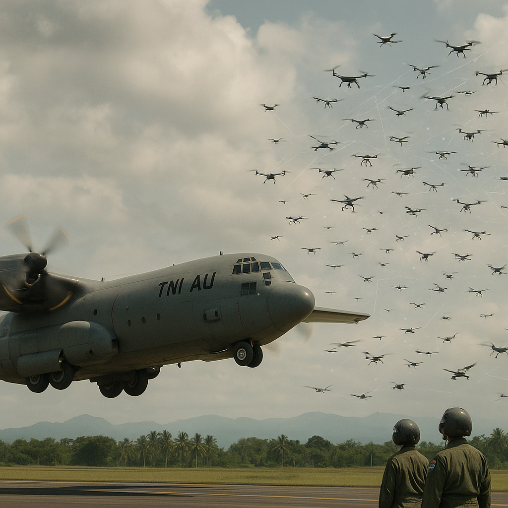 TNI AU Uji Coba Drone Swarm untuk Penetrasi Pertahanan Udara Musuh, Analisis Algoritma Formasi