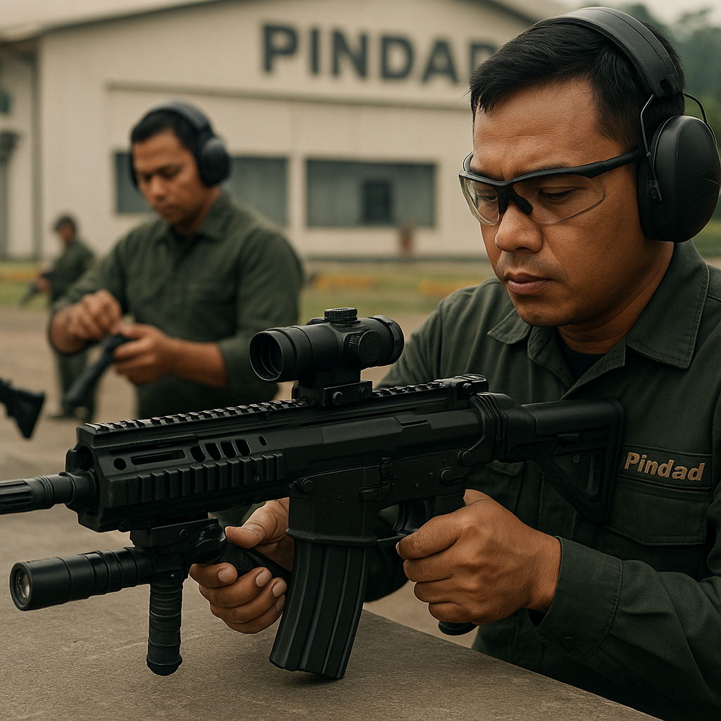 Pindad Uji Fungsi Sistem Senapan Serbu SS3-V4 dengan Picatinny Rail Integral untuk Modularity