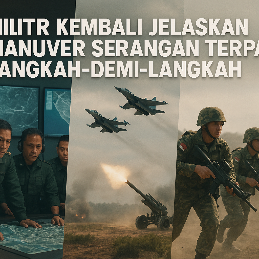 Militer Kembali Jelaskan Manuver Serangan Terpadu Langkah-demi-Langkah