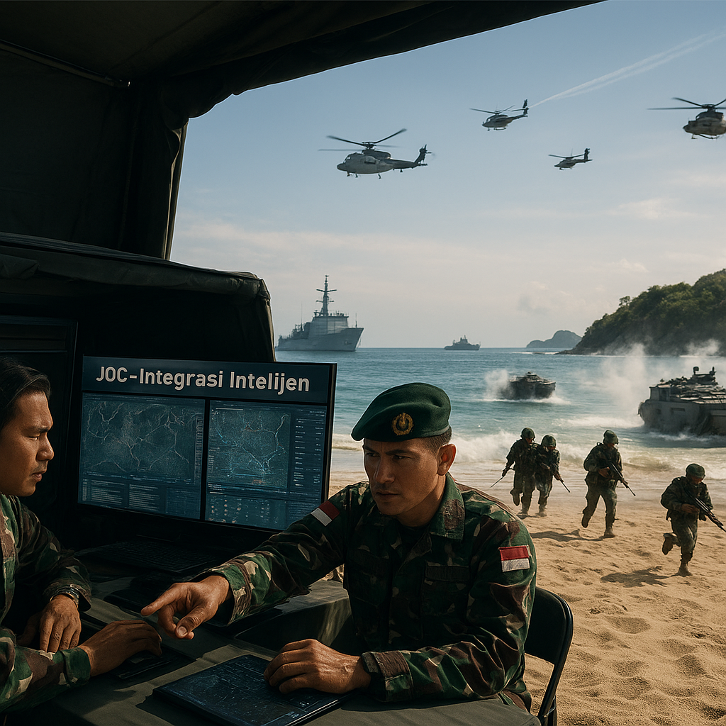 Review Latihan Cross-Combat: Integrasi Komando Darat-Laut-AUdara