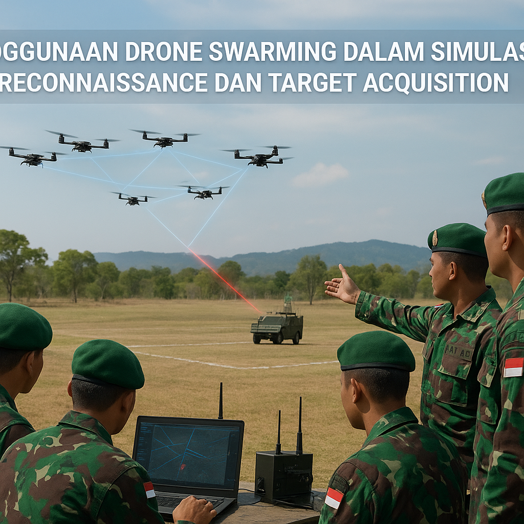 Penggunaan Drone Swarming dalam Simulasi Reconnaissance dan Target Acquisition